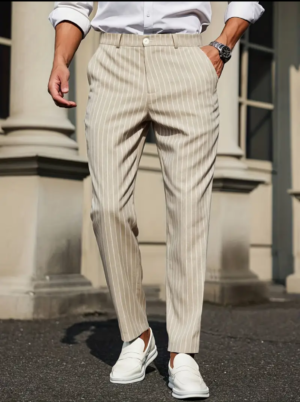 Striped Dress Pants - Casual & Formal