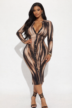 Feeling Myself Midi Dress