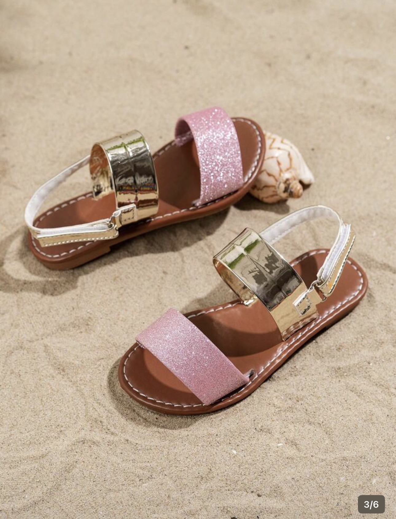 Girl's Cute Colorful Conversation Piece Sandals - Image 5