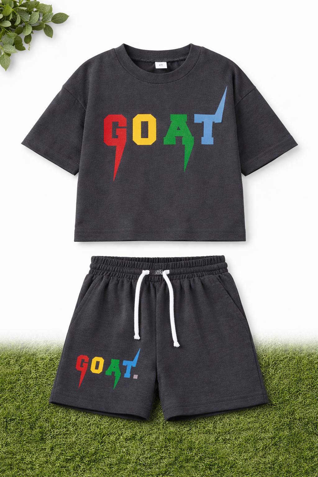 Boy's "GOAT" Short Set