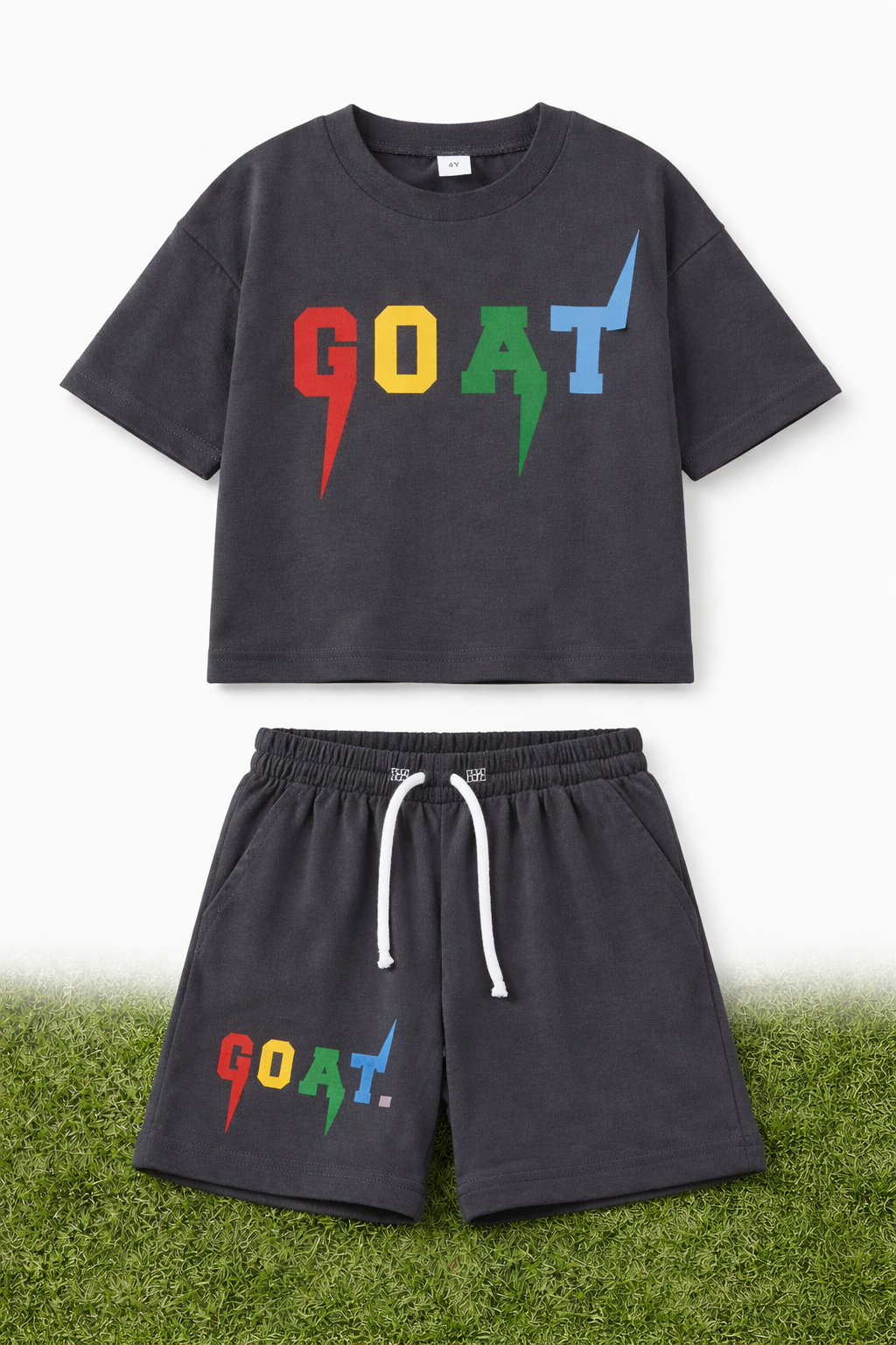 Boy's "GOAT" Short Set - Image 4