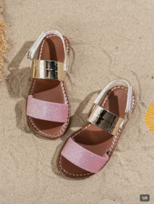 Girl's Cute Colorful Conversation Piece Sandals