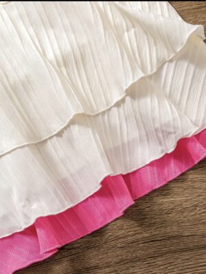 Girl's Summer 2-Piece Short Set w/ Ruffles