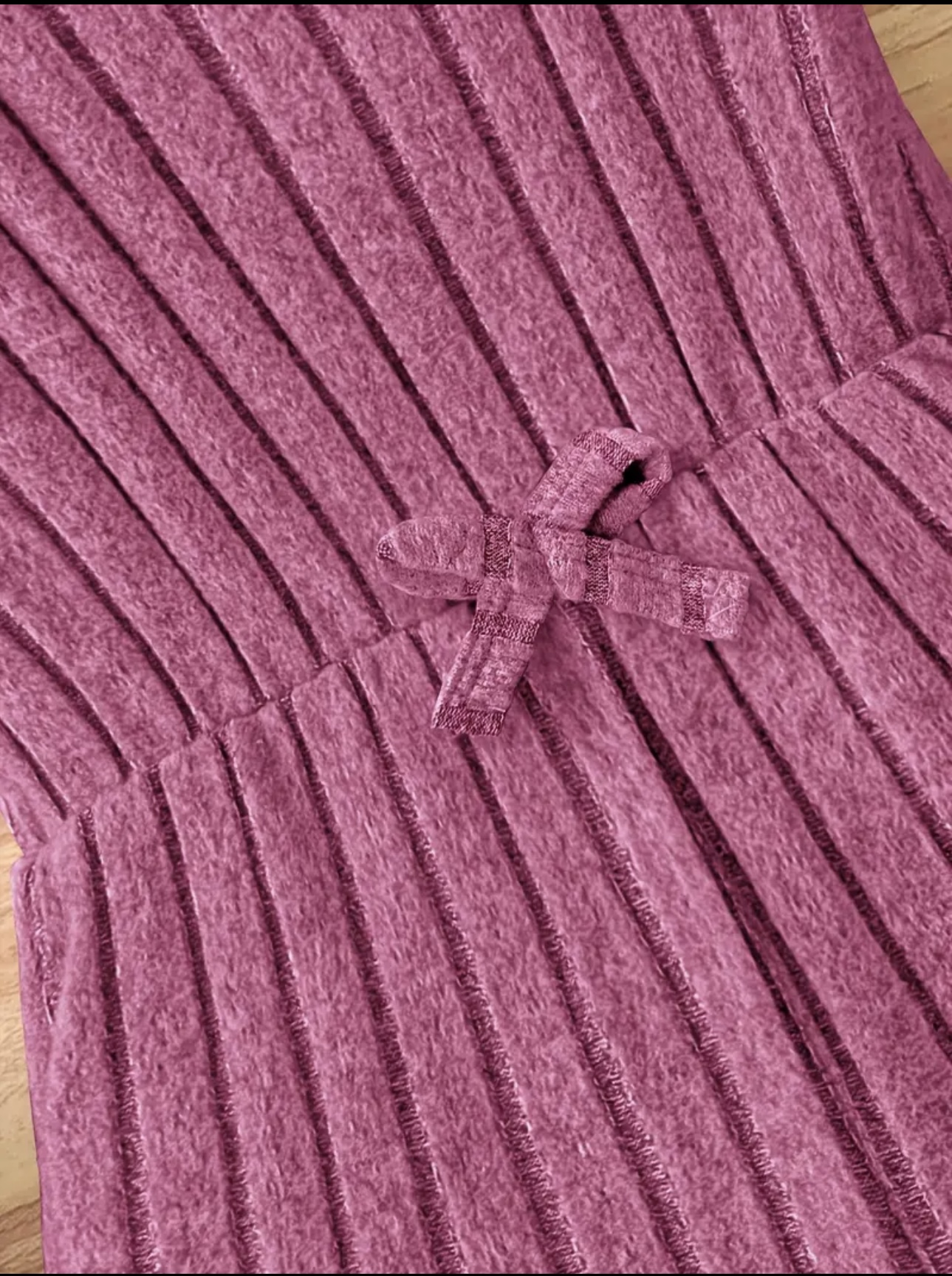Stretch Ribbed Knit Solid Color Romper - Image 4