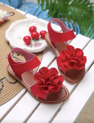 Girl's Cute Colorful Conversation Piece Sandals