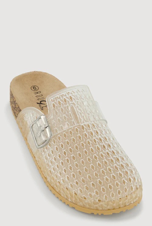 Jelly Closed Toe Mule