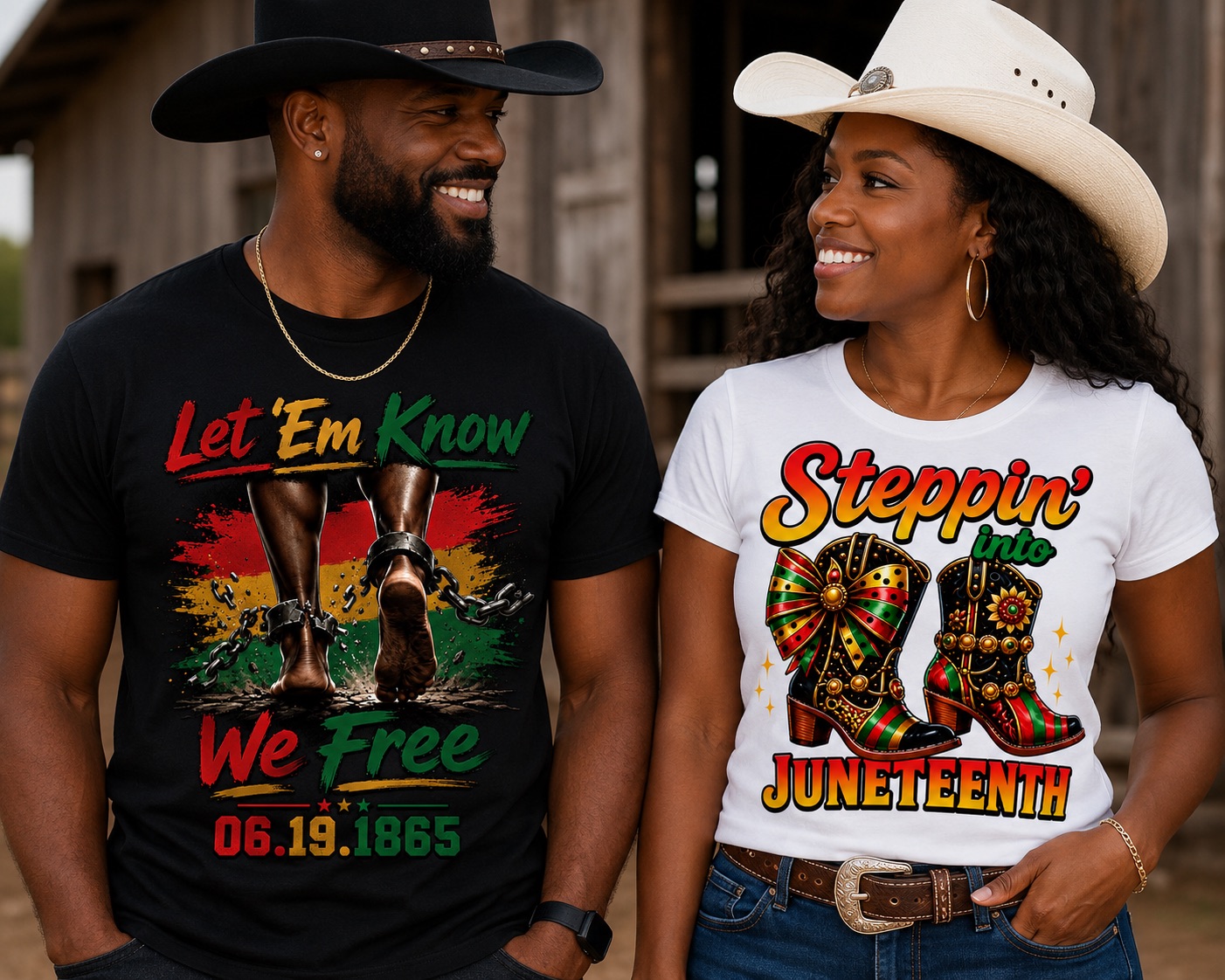 Steppin’ Into Juneteenth T-shirt - Image 2