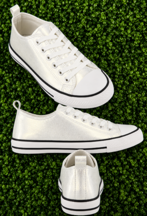 Low-Top Canvas Sneakers