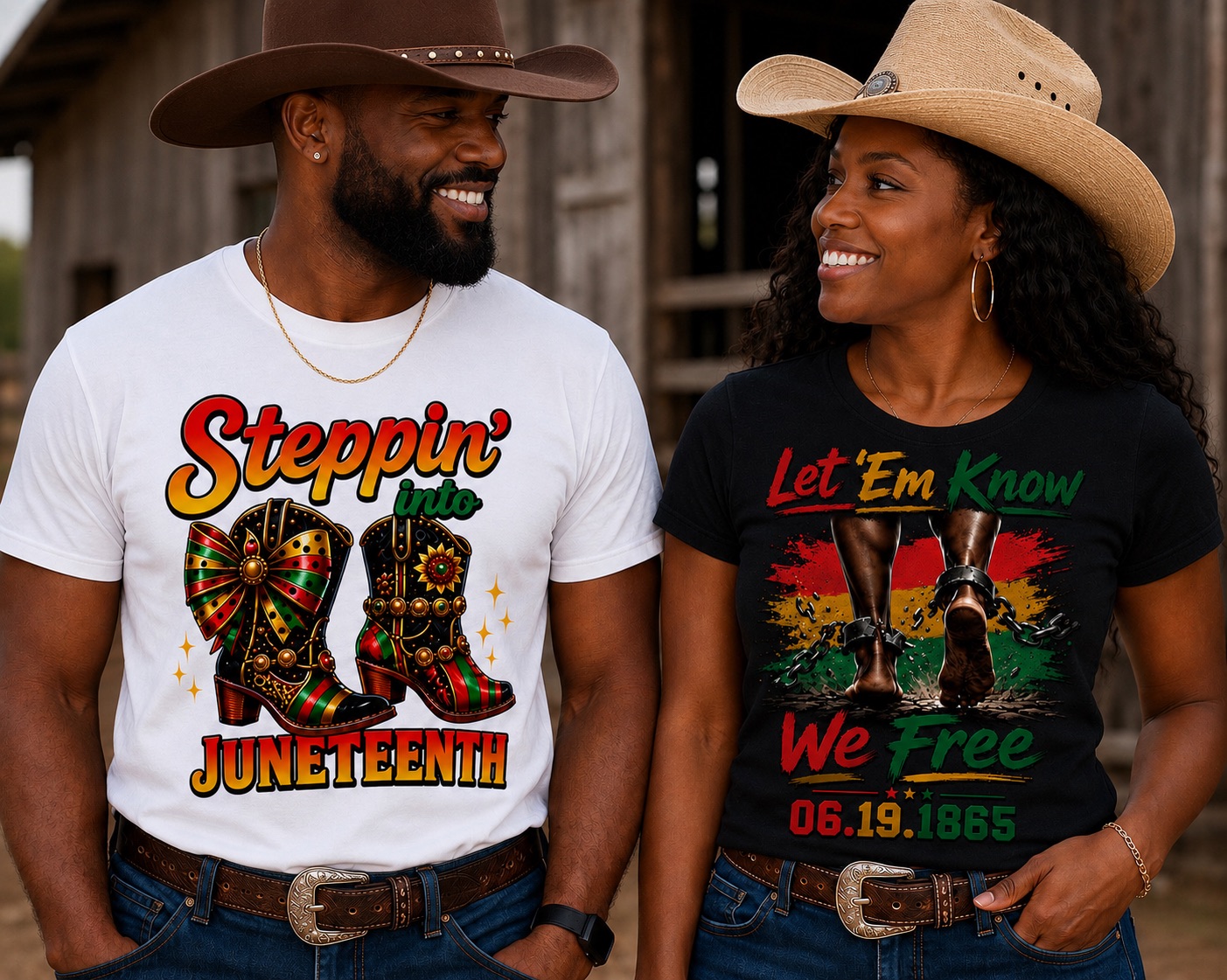 Let 'Em Know Juneteenth T-Shirt - Image 2