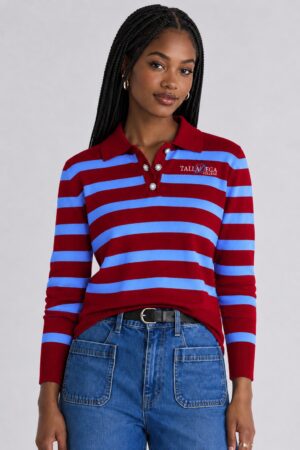 Women’s Talladega College Monogrammed Polo (Long Sleeve)